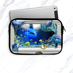 Dolphin Art Creation Natural Water Apple Ipad Mini Zipper Cases by Sapixe