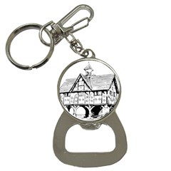 Line Art Architecture Vintage Old Bottle Opener Key Chains by Sapixe