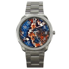 Wow Art Brave Vintage Style Sport Metal Watch by Sapixe