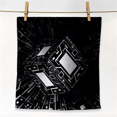 Technoid Future Robot Science Face Towel by Sapixe