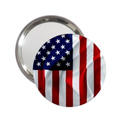 American Usa Flag Vertical 2 25  Handbag Mirrors by FunnyCow