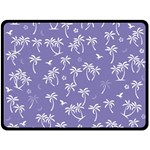 Tropical pattern Double Sided Fleece Blanket (Large)  80 x60  Blanket Front