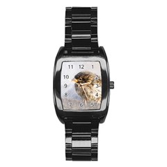 Funny Wet Sparrow Bird Stainless Steel Barrel Watch by FunnyCow