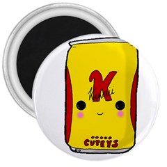 Kawaii Cute Tennants Lager Can 3  Magnets by CuteKawaii1982