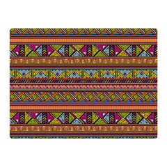 Traditional Africa Border Wallpaper Pattern Colored 2 Double Sided Flano Blanket (mini)  by EDDArt