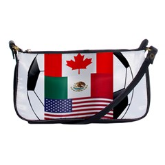 United Football Championship Hosting 2026 Soccer Ball Logo Canada Mexico Usa Shoulder Clutch Bags by yoursparklingshop