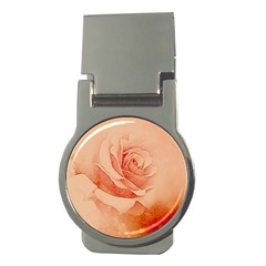 Wonderful Rose In Soft Colors Money Clips (round)  by FantasyWorld7