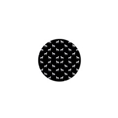 Silhouette Graphic Horses Pattern 7200 1  Mini Buttons by dflcprints