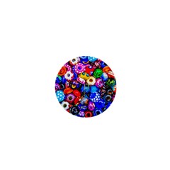 Colorful Beads 1  Mini Buttons by FunnyCow