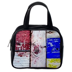 Abstract Art Of Grunge Wood Classic Handbags (one Side) by FunnyCow