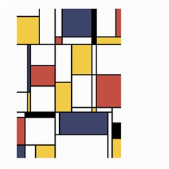 De Stijl Abstract Art Large Garden Flag (two Sides) by FunnyCow