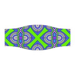 Purple Green Shapes                                        Stretchable Headband by LalyLauraFLM