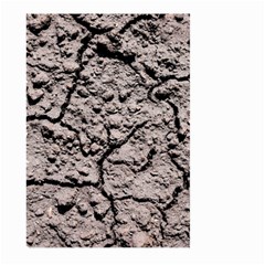 Earth  Dark Soil With Cracks Large Garden Flag (two Sides) by FunnyCow