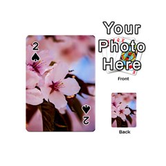 Three Sakura Flowers Playing Cards 54 (mini)  by FunnyCow