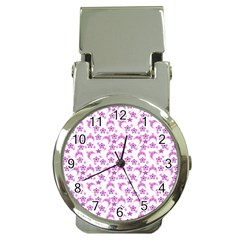 Violet Winter Hats Money Clip Watches by snowwhitegirl