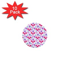 Pastel Cherries 1  Mini Buttons (10 Pack)  by snowwhitegirl