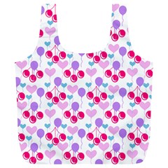 Pastel Cherries Full Print Recycle Bags (l)  by snowwhitegirl