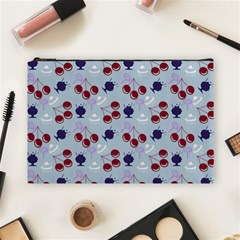 Sky Cherry Cosmetic Bag (large) by snowwhitegirl