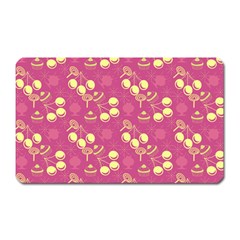 Yellow Pink Cherries Magnet (rectangular) by snowwhitegirl