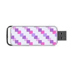 Geometric Squares Portable Usb Flash (one Side) by snowwhitegirl