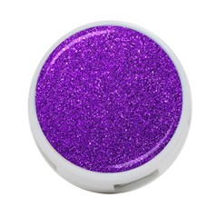 Purple  Glitter 4-port Usb Hub (two Sides) by snowwhitegirl