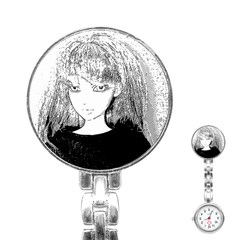 Girl Stainless Steel Nurses Watch by snowwhitegirl