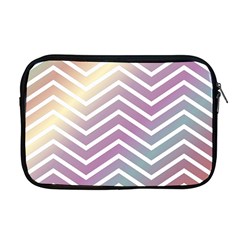 Ombre Zigzag 01 Apple Macbook Pro 17  Zipper Case by snowwhitegirl