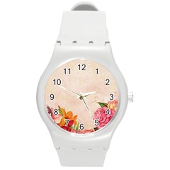 Flower 1646045 1920 Round Plastic Sport Watch (m) by vintage2030