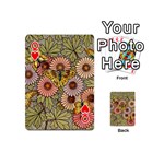 Flower And Butterfly Playing Cards 54 (Mini)  Front - HeartQ