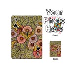 Flower And Butterfly Playing Cards 54 (Mini)  Front - Spade7