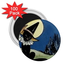 Black Cat 1462738 1920 2 25  Magnets (100 Pack)  by vintage2030