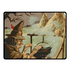 Witch 1461958 1920 Double Sided Fleece Blanket (small)  by vintage2030