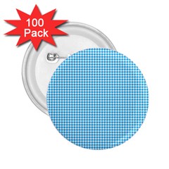 Oktoberfest Bavarian Blue Houndstooth Check 2 25  Buttons (100 Pack)  by PodArtist