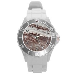 Mud Round Plastic Sport Watch (l) by WILLBIRDWELL