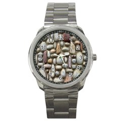 The Stones Facade Wall Building Sport Metal Watch by Sapixe