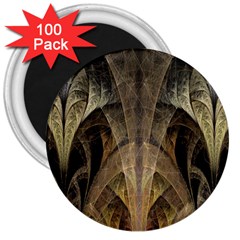 Fractal Art Graphic Design Image 3  Magnets (100 Pack) by Sapixe