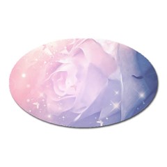 Wonderful Roses In Soft Colors Oval Magnet by FantasyWorld7