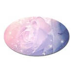 Wonderful Roses In Soft Colors Oval Magnet Front