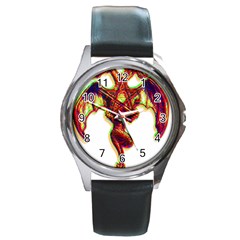 Demon Round Metal Watch by ShamanSociety