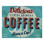 Delicious Coffee Double Sided Flano Blanket (Large)  80 x60  Blanket Front