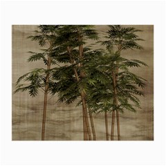 Vintage Bamboo Trees Small Glasses Cloth (2-side) by snowwhitegirl