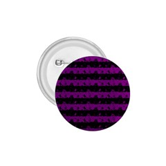 Zombie Purple And Black Halloween Nightmare Stripes  1 75  Buttons by PodArtist