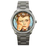 Retro Boy Sport Metal Watch Front