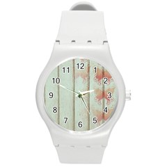 Background 1143577 1920 Round Plastic Sport Watch (m) by vintage2030