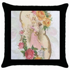 Vintage 1079517 1920 Throw Pillow Case (black) by vintage2030