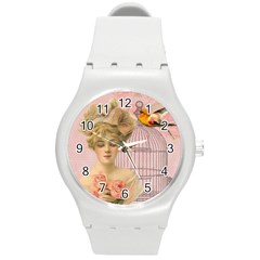 Woman 1079479 1920 Round Plastic Sport Watch (m) by vintage2030