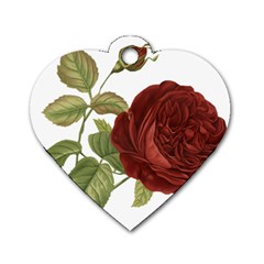 Rose 1077964 1280 Dog Tag Heart (two Sides) by vintage2030