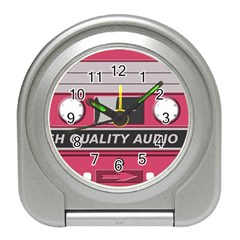 Pink Cassette Travel Alarm Clock by vintage2030