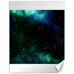 Galaxy Sky Blue Green Canvas 12  x 16  11.86 x15.41  Canvas - 1