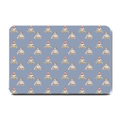 Vintage Baby Pattern Small Doormat  by snowwhitegirl